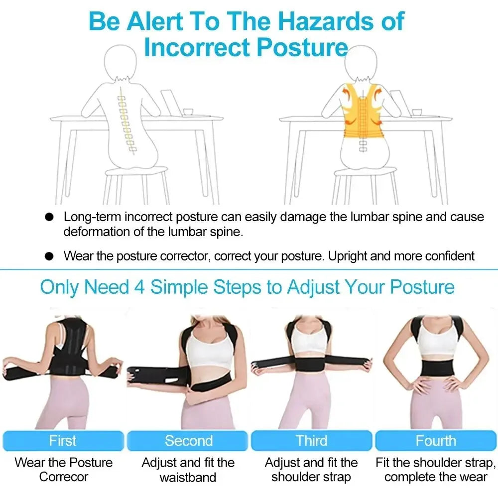 PosturaPro Back Brace Posture Corrector