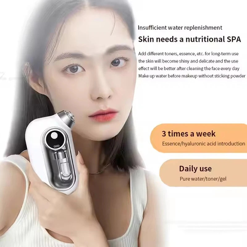 Nano Oxygen Injection Facial Moisturizing Steamer Machine Handheld Spray Gun Beauty Spray Mist Mini Oxygen